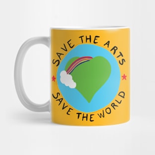 save the art save the world Mug